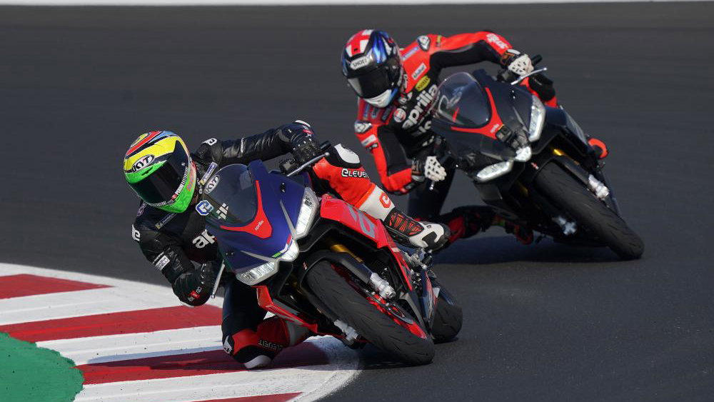 Aprilia RS600 MotoGP rider test